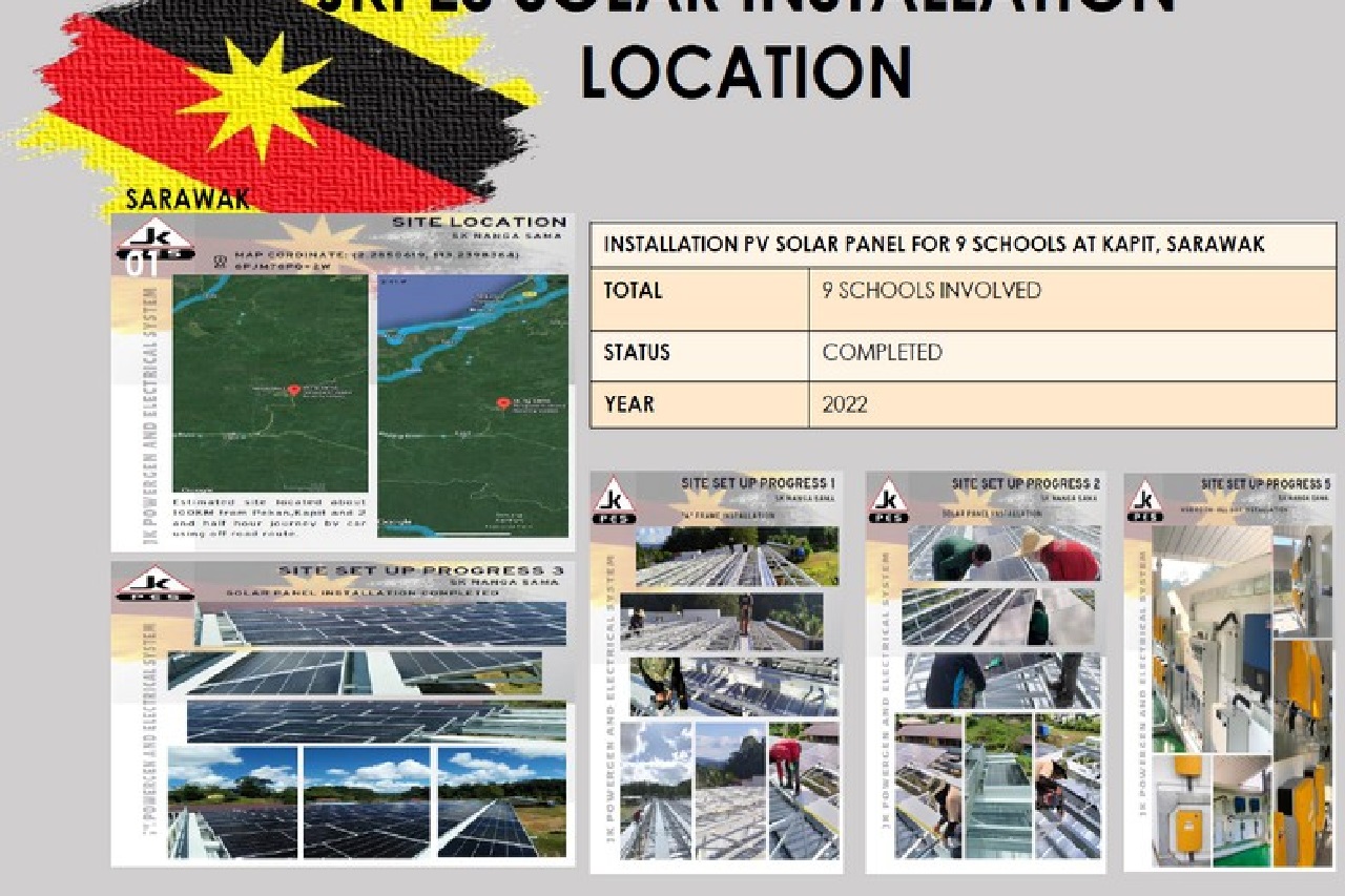 9 School Kapit Solar Project